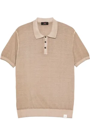 Peuterey Topp, Herr, L, Bomull, Brun T-shirt Klassisk Stil