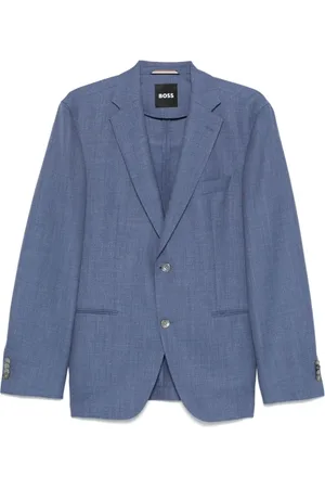 HUGO BOSS Jacka, Herr, L, Blå Kavaj med Knappar och Fickor