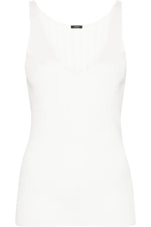 Joseph Topp, Dam, M, Polyester, Satiny Rib Tank Top