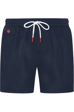 Kiton Badkläder, Herr, 2Xl, Polyester, Blå Polyester Badshorts
