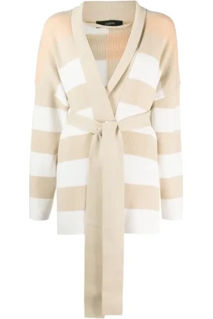 Joseph Stickade tröjor & koftor, Dam, S, Bomull, Cashmere Cotton Casual Cardigan