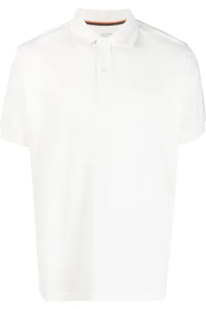 Paul Smith Topp, Herr, M, Bomull, Vit Bomullspolotröja