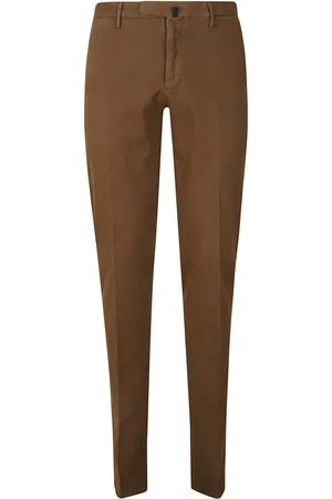 Incotex Byxor, Herr, M, Bomull, Slim Fit Bomullsbyxor Tobacco