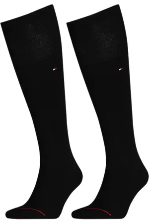 Tommy Hilfiger Underkläder, Herr, M, Bomull, Svarta Bomullsstrumpor 2-pack
