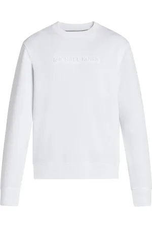 Michael Kors Sweatshirts & Hoodies, Herr, M, Vit Tröja för Kvinnor