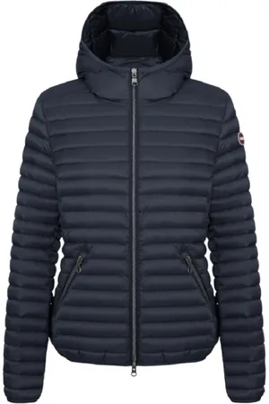 Colmar Jacka, Dam, S, Blå Huva Slim Fit Jacka