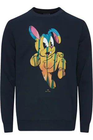 Paul Smith Sweatshirts & Hoodies, Herr, L, Bomull, Stilren Sweatshirt med Kanintryck