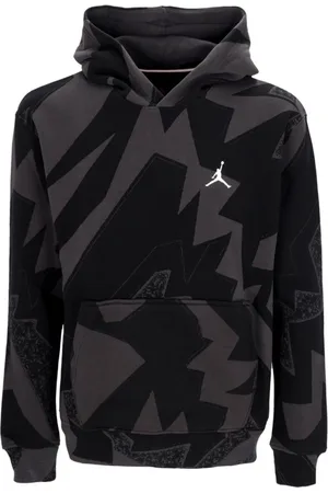 Jordan Sweatshirts & Hoodies, Herr, M, Bomull, Fleecehoodie med tryck överallt