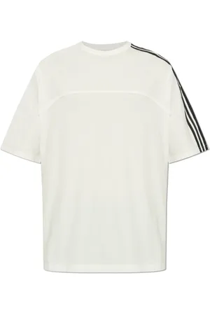 Y-3 Topp, Herr, M, Bomull, 3-Stripes Kortärmad T-shirt