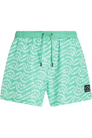 Karl Lagerfeld Badkläder, Herr, M, Polyester, Wave AOP Boardshorts