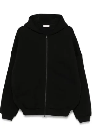 FEAR OF GOD Sweatshirts & Hoodies, Herr, M, Svart Dragkedja Huvtröja Tröja