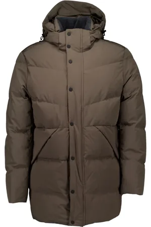 Paul & Shark Jacka, Herr, L, Polyester, Quiltad Oliv Jacka