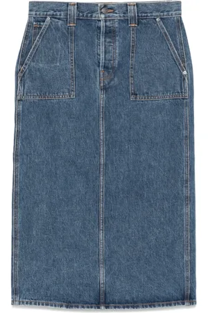 Khaite Kjol, Dam, W28, Denim, Denimkjol