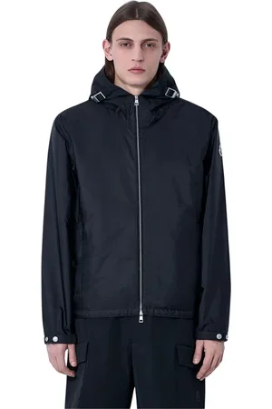 Moncler Jacka, Herr, M, Lättvikts huva jacka med tryckknappar