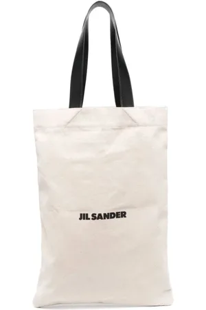 Jil Sander Väska, Herr, ONE Size, Vit Canvas Tote Bag