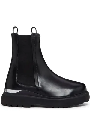 Mallet Skor, Dam, 36 EU, Läder, Svart Silver Rosemary Boot Kvinnor