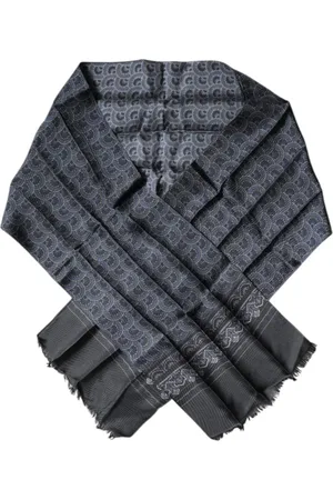 Dolce & Gabbana Accessoarer, Herr, ONE Size, Lyxig Silke Nacke Wrap Sjal