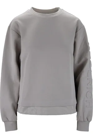 Woolrich Sweatshirts & Hoodies, Dam, S, Bomull, Sweatshirt med präglad varumärkeslogga