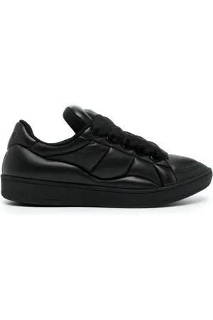 Lanvin Skor, Herr, 42 EU, Läder, Curb XL Lädersneakers