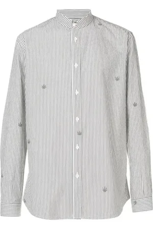 Zadig & Voltaire Skjorta, Herr, L, Bomull, Grå Saly Randig Skjorta