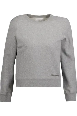 Isabel Marant Sweatshirts & Hoodies, Dam, S, Polyester, Sweatshirt med broderad logotyp