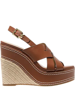Michael Kors Skor, Dam, 39 EU, Läder, Nora Wedge Sneakers med Bagage