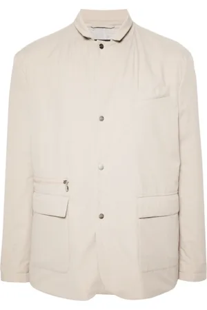 Kiton Jacka, Herr, L, Polyester, Vadderad jacka med hackkrage