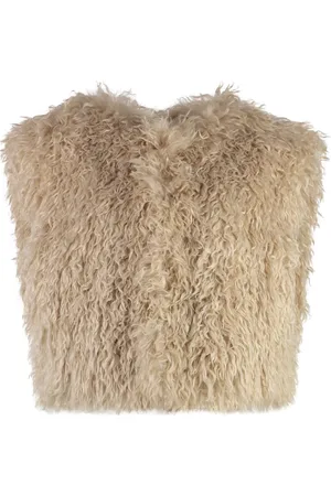 Isabel Marant Jacka, Dam, S, Fuskpäls, Fuskpäls Väst med Fickor