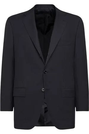 Kiton Jacka, Herr, L, Svart Ulljacka Blue Diamond Collection