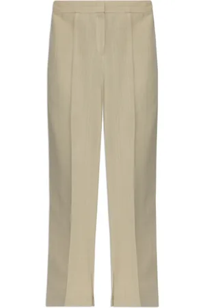 Jil Sander Byxor, Dam, M, Bomull, Pressade Byxor