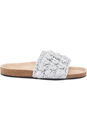 J.W.Anderson Skor, Dam, 38 EU, Läder, Silver Braided Sandaler