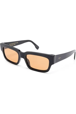 Retrosuperfuture Accessoarer, unisex, ONE Size, Svarta solglasögon Snygg UV-skydd