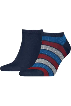 Tommy Hilfiger Underkläder, Herr, S, Bomull, Blå Mönstrade Bomullsunderkläder