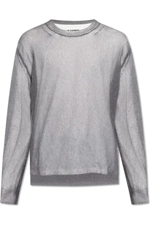 Jil Sander Stickade tröjor & koftor, Herr, L, Bomull, Dubbellagers Top