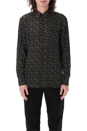 Tom Ford Skjorta, Herr, L, Black Dots Fluid Fit Skjorta