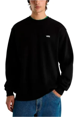 Vans Sweatshirts & Hoodies, Herr, M, Bomull, Svart Loose Fit Sweatshirt Left Chest II