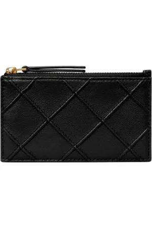 Tory Burch Accessoarer, Dam, ONE Size, Läder, Fleming Soft Zip Card Case