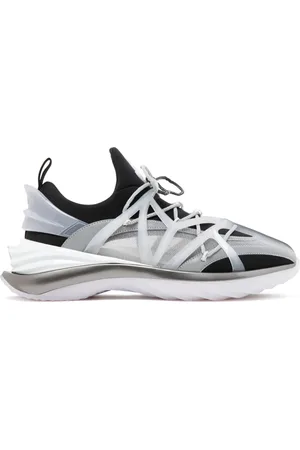 Jimmy Choo Skor, Herr, 44 EU, Läder, Calf Leather Low Top Sneakers