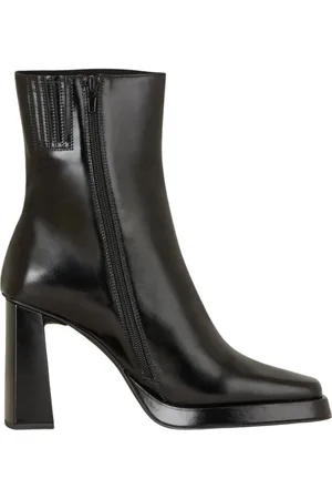 Jeffrey Campbell Skor, Dam, 39 EU, Läder, Klackstövlar