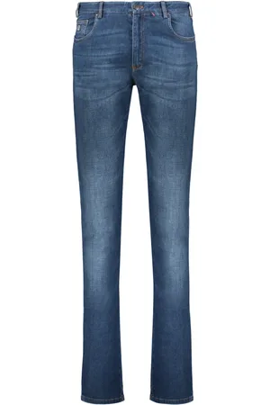 Paul & Shark Jeans, Herr, L, Denim, Klassiska denimjeans med kontrastsömmar