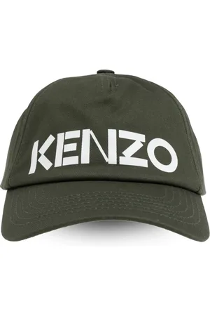 Kenzo Accessoarer, unisex, ONE Size, Bomull, Grön Keps