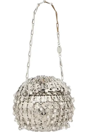 Paco rabanne Väska, Dam, ONE Size, Silver Sphere Handväska