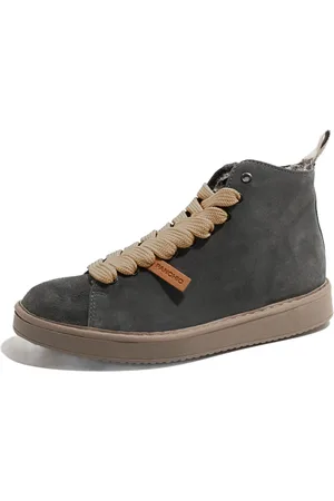 Panchic Skor, Herr, 40 EU, Mocka, P01 Ankelboots MIL Grön Gul Aw23