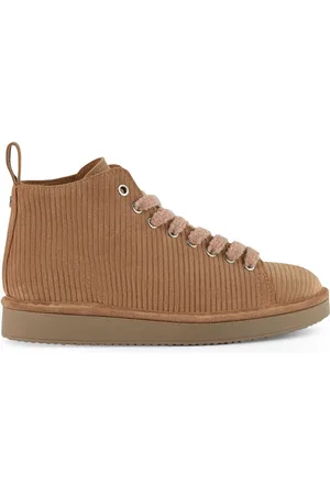 Panchic Skor, Dam, 37 EU, Läder, Ankelboots med rosa snören