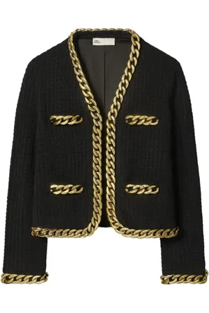 Tory Burch Stickade tröjor & koftor, Dam, M, Kendra Kedjekofta
