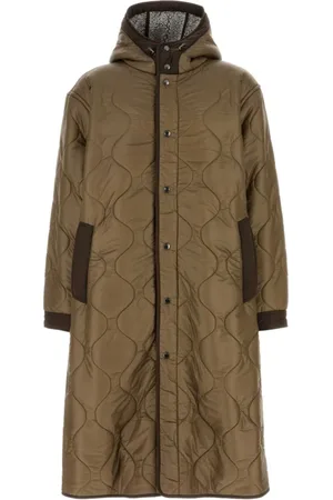 Woolrich Kappa, Herr, S, Polyester, Khakifärgad vadderad jacka