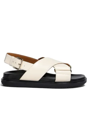 Marni Skor, Dam, 36 EU, Läder, Korssandaler