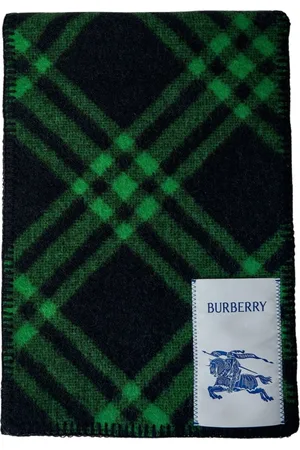 Burberry Accessoarer, Herr, ONE Size, Rutigt Ullhalsduk