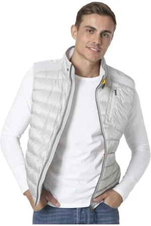 Parajumpers Jacka, Herr, S, Polyester, Quiltad Ärmlös Jacka med Hög Krage