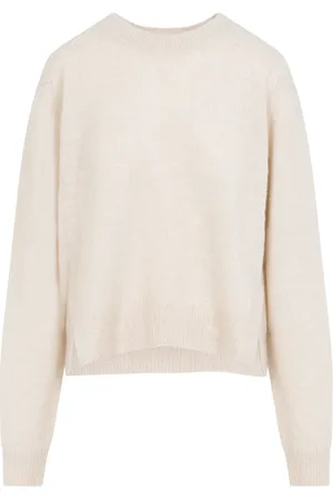 Isabel Marant Stickade tröjor & koftor, Dam, XS, Kashmir, Lyxig Nude & Neutrals Tröja
